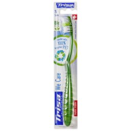 Periuta de dinti manuala Trisa We Care Soft, peri moi, eco