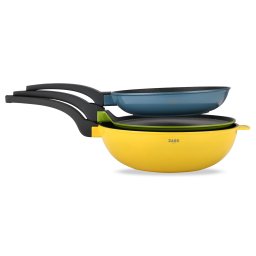 Set 3 tigai antiaderente ZASS Gourmet din aluminiu turnat, pentru inductie