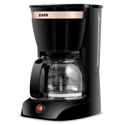Cafetiera ZASS ZCM 20 Rose Gold, 1,25L, 800W, 10 cesti, anti-picurare