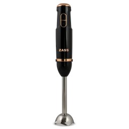 Blender de mana Zass ZHB 20 Rose Gold, 400 W, 2 viteze, inox