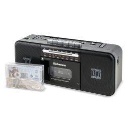 Difuzor Bluetooth cu casetofon si radio FM/AM/SW Electromures EM 1010 negru