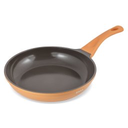 Tigaie ceramica 28 cm din aluminiu turnat, pentru inductie, crem Zass Gourmet