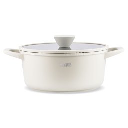 Oala din aluminiu turnat cu acoperire ceramica si capac 24 cm, 4,2 L
