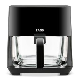 Friteuza cu aer cald ZASS ZAF 14 cu cos din sticla, 5L, 1450W