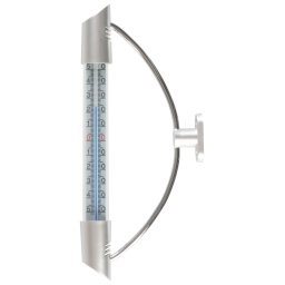 Termometru exterior metalic pentru fereastra Strend Pro Longbow 230 mm