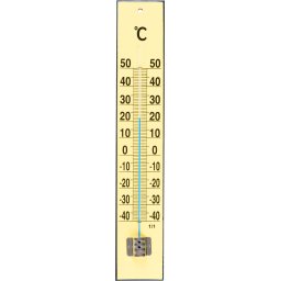 Termometru exterior din lemn Strend Pro TMM-018, 450x80x20 mm