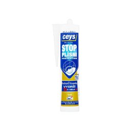 Silicon sanitar Ceys Stop Mucegai alb pentru baie si bucatarie, 280 ml