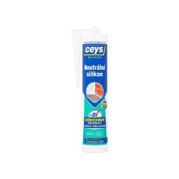 Silicon neutru transparent Ceys 280 ml pentru etansare si lipire