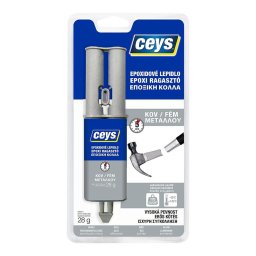 Adeziv epoxidic Ceys pentru metal, seringa cu întarire rapida, 28 g