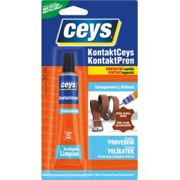 Adeziv contact transparent Ceys Kontaktceys, tub 30 ml