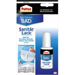 Lac reparator sanitar Pattex alb pentru chiuvete si cazi, 50 g
