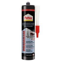 Silicon termorezistent Pattex Premium rosu 280 ml pentru etansari
