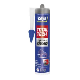 Adeziv si etansant Ceys Total Tech 2 în 1, argintiu, 290 ml