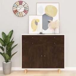 Folie de mobilier autoadeziva, stejar închis, 500 x 90 cm, PVC GartenMobel Dekor