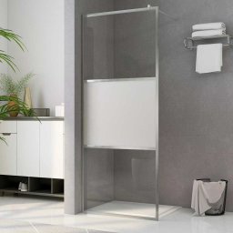 Paravan de dus walk-in, 90 x 195 cm, sticla ESG semi-mata GartenMobel Dekor