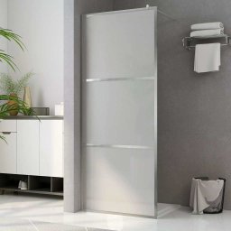 Paravan de dus walk-in, 100 x 195 cm, sticla ESG mata integral GartenMobel Dekor