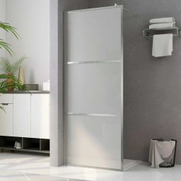 Paravan de dus walk-in, 115 x 195 cm, sticla ESG mata GartenMobel Dekor