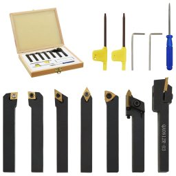 Set unelte de strunjire indexabile, 12 piese, 8x8 mm, 70 mm GartenMobel Dekor