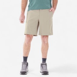 Pantalon scurt Drumeție la munte MH100 Bej Bărbați