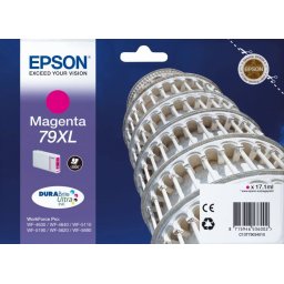 Cartus Cerneala Original Epson Magenta, T790340, pentru Workforce Pro WP-51105149056205690, , (timbru verde 0.15 lei), C13T79034010