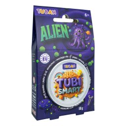 Plastilina creativa inteligenta tubi smart - alien, 50 g