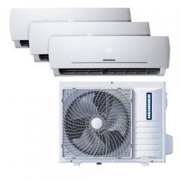 Aparat de aer conditionat Multi-Split Heinner HACMS-HS249912WH++ | 24000 BTU (2x9000+12000), Inverter, Clasa A++/A+, Alb