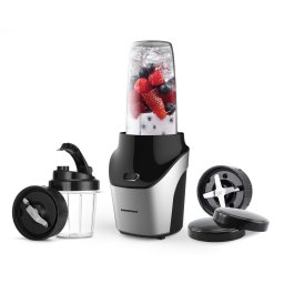 Blender Sport Heinner HSB-T1000SS | 1000W, Inox, 2 Recipiente