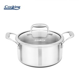 Oala Heinner HR-MRK-3A24 | 24cm, 5L, Inox, Capac Sticla