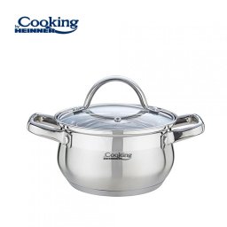 Oala Heinner HR-MSF-026 | 2.6L, Inox, 18cm, Capac Inclus
