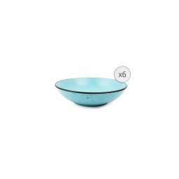 Set Farfurii Adanci Heinner HR-WDF-AA206 | 6 Piese, Ceramica, 20cm, Electra