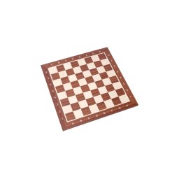 Tabla de sah - lemn no. 4 - mahon (patrat 45mm) cu sau fara notatie