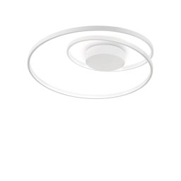 Plafoniera minimalistă Oz 253688, albă, 49W LED, 3000K - lumină caldă, L:60 cm, H:18 cm