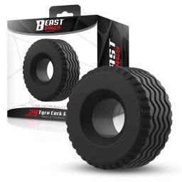Beast Rings Tyre Ring Black