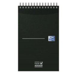 Organizator Oxford Office Essential Task Manager Proiect, 12.5X20 cm 70 F, Hartie Optik 90 g / mp, Dictando, Diverse Culori
