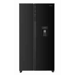 Side by Side Heinner HSBS-HM529NFBKWDE++ | 529L, No Frost, A++, Negru, 90x66x177cm