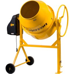 Betoniera Rotor RB230 230L cu motor acoperit, 1200 W si 29,5 rpm