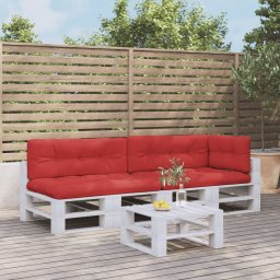 Perne de paleti, 5 buc., rosu, material textil GartenMobel Dekor