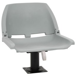 Set scaun pliabil, 2 piese, fara perna, gri, 48x51x41 cm GartenMobel Dekor
