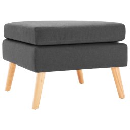 Taburet, gri închis, material textil GartenMobel Dekor