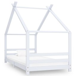 Cadru pat de copii, alb, 90 x 200 cm, lemn masiv de pin GartenMobel Dekor