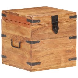 Cufar, 40x40x40 cm, lemn masiv de acacia GartenMobel Dekor