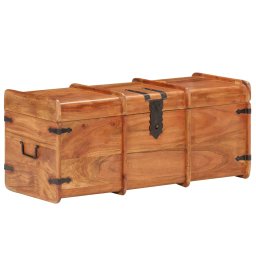Cufar de depozitare, 90 x 40 x 40 cm, lemn masiv de acacia GartenMobel Dekor
