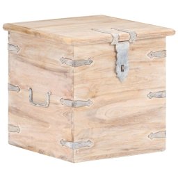 Cufar, 40 x 40 x 40 cm, lemn masiv de acacia GartenMobel Dekor
