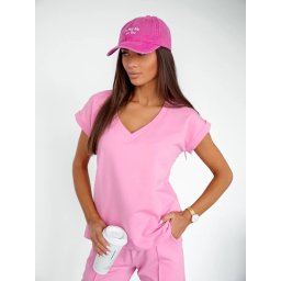 Resti Women's cotton casual set with short sleeves