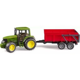 Bruder: John Deere 6920 tractor cu remorcă