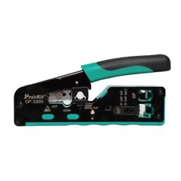 Cleste de sertizare modular RJ45 Cat5/ Cat6 /Cat7 3in1 taiere /dezizolare /sertizare ProsKit CP-335N