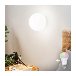 Ideal Lux 59815 - Aplica de perete LED RGBW MAPA, 1x soclu E27, 9W, 230V