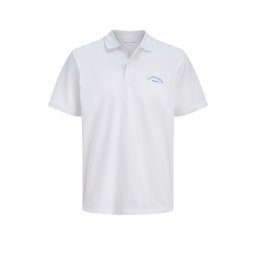 JACK & JONES Polo Jjcollege Logo Ss 12288360 11-0601 TCX bright white