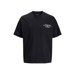 JACK & JONES T-Shirt Jcodust Script Back Ss Crew Neck 12292982 C-N10 black