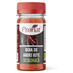 Boia de Ardei Iute BIO, 50 g, Pronat